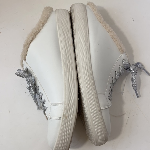 Steve Madden Alka fleece sneakers white Sherpa 9 - Picture 6 of 16